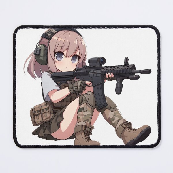 Item preview, Sweet Anime Gun Girl Army designed and sold by revsdesign.