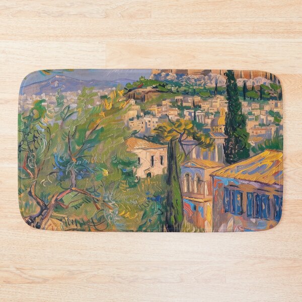Item preview, Athens | Painting in the style of Vincent van Gogh designed and sold by ComicsFactory.