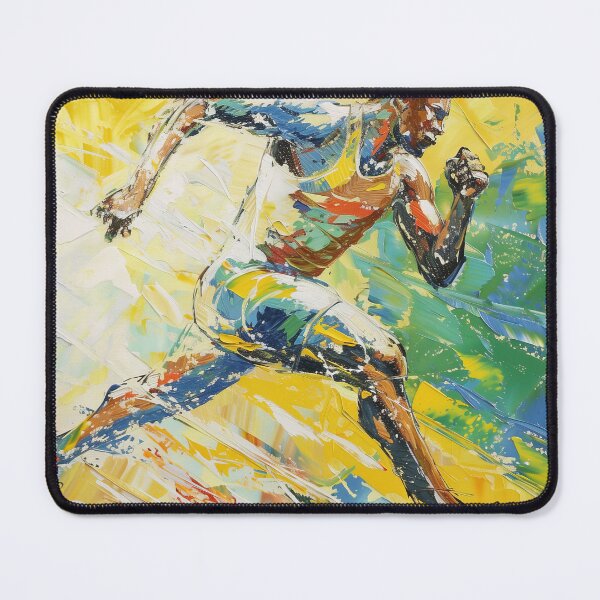 Item preview, Athlete | Painting in the style of Vincent van Gogh designed and sold by ComicsFactory.