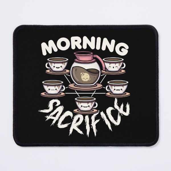 Item preview, Morning Sacrifice Coffee Ritual - Kawaii Krypt designed and sold by KawaiiKrypt.