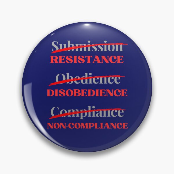 Item preview, Resistance Disobedience Noncompliance designed and sold by FreedomAlways.