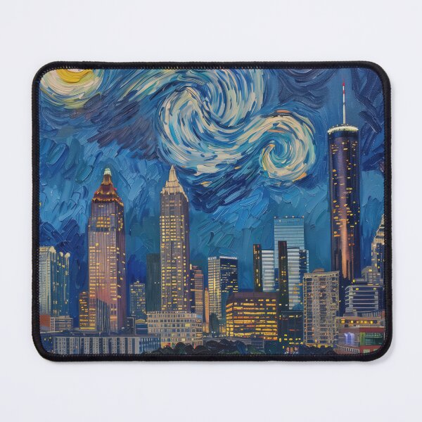 Item preview, Atlanta | Painting in the style of Vincent van Gogh designed and sold by ComicsFactory.