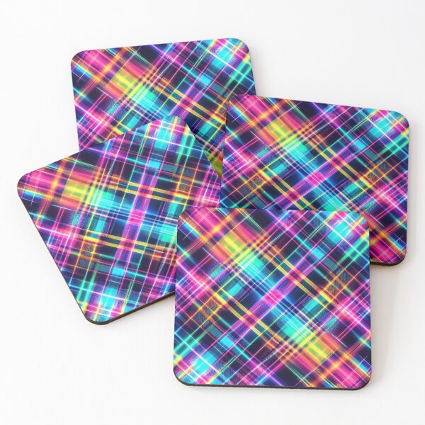 Item preview, Blacklight tartan designed and sold by Vkinsify.