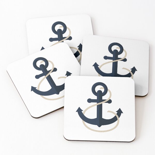 Item preview, That's a cool snap! ⚓️ The anchor with the rope looks really striking against the white background. It's simple yet eye-catching designed and sold by ASLI-SH.