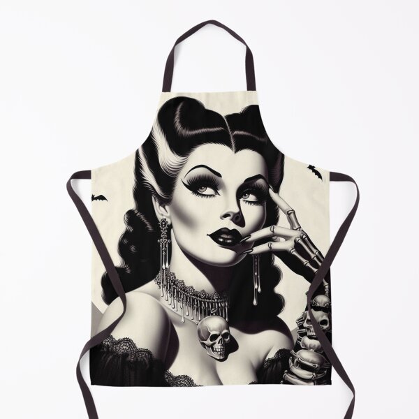Item preview, Retro Goth Woman designed and sold by PulpVintage.