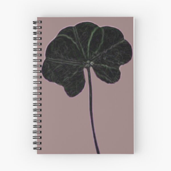 Item preview,  Neutral Clay Black Minimalist Real Five Leaf Clover designed and sold by kattakitty.