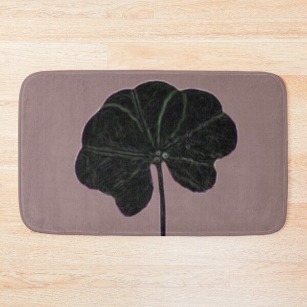 Item preview,  Neutral Clay Black Minimalist Real Five Leaf Clover designed and sold by kattakitty.