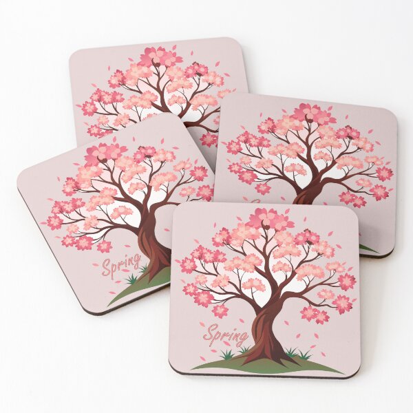 Item preview, Cherry Blossoms Illustration designed and sold by AgarutanPrint.