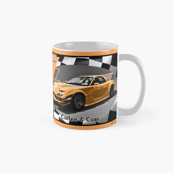 Item preview, Cruisin' with Coffee: Car Mug | Sticker | T-Shirt Collection #69 - Car Lover Collection designed and sold by DerickQuince.
