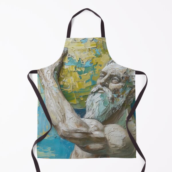 Item preview, Atlas | Painting in the style of Vincent van Gogh designed and sold by ComicsFactory.