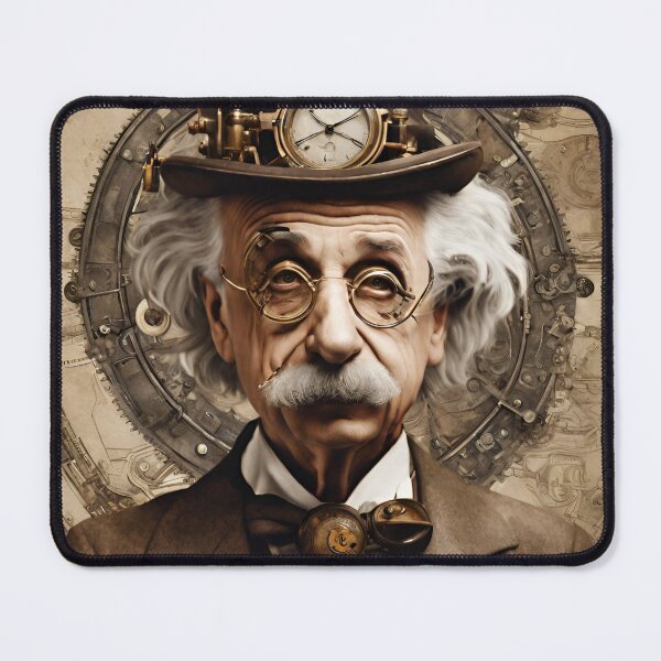 Item preview, Steampunk Albert Einstein  portrait designed and sold by 40magic.