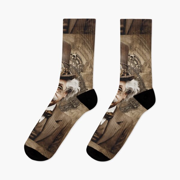 Item preview, Steampunk Albert Einstein  portrait designed and sold by 40magic.