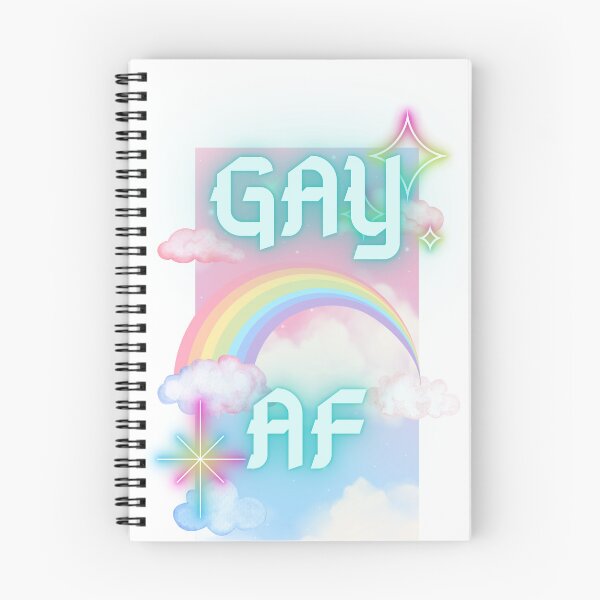 Item preview, Gay AF fancy text designed and sold by loveannastacia.