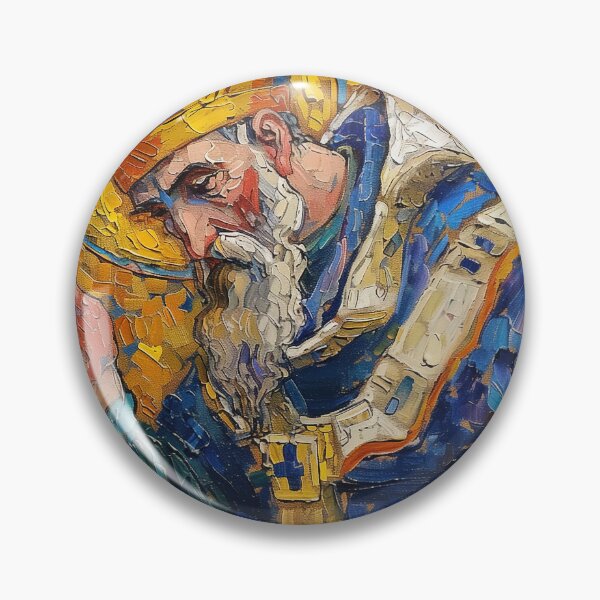 Item preview, Augustine of Hippo | Painting in the style of Vincent van Gogh designed and sold by ComicsFactory.