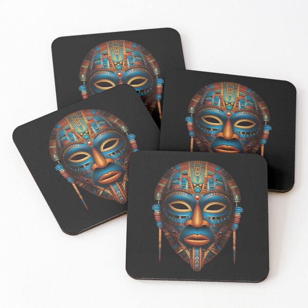 Item preview,  AFRICAN MASK AND FACE, AFRICAN ART 4 designed and sold by Kader101.