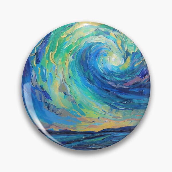 Item preview, Aurora Boeralis | Painting in the style of Vincent van Gogh designed and sold by ComicsFactory.