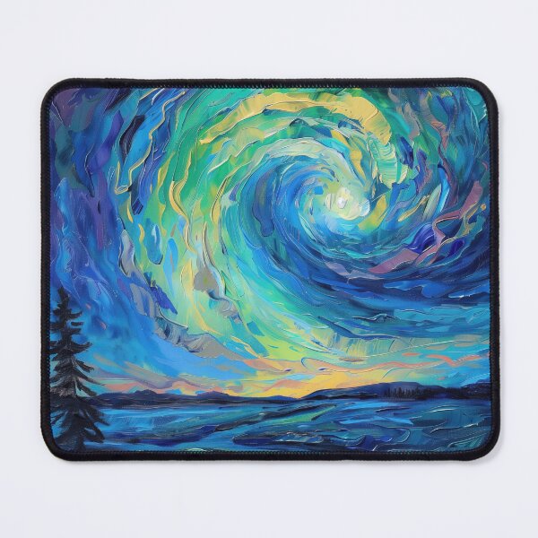 Item preview, Aurora Boeralis | Painting in the style of Vincent van Gogh designed and sold by ComicsFactory.
