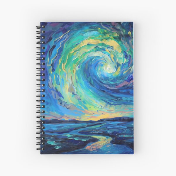 Item preview, Aurora Boeralis | Painting in the style of Vincent van Gogh designed and sold by ComicsFactory.