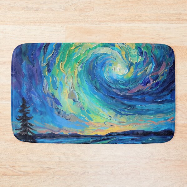 Item preview, Aurora Boeralis | Painting in the style of Vincent van Gogh designed and sold by ComicsFactory.