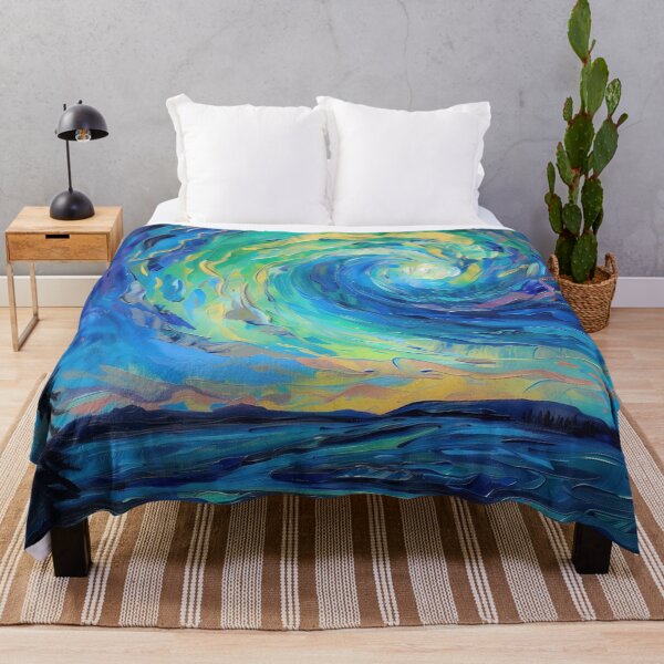 Item preview, Aurora Boeralis | Painting in the style of Vincent van Gogh designed and sold by ComicsFactory.