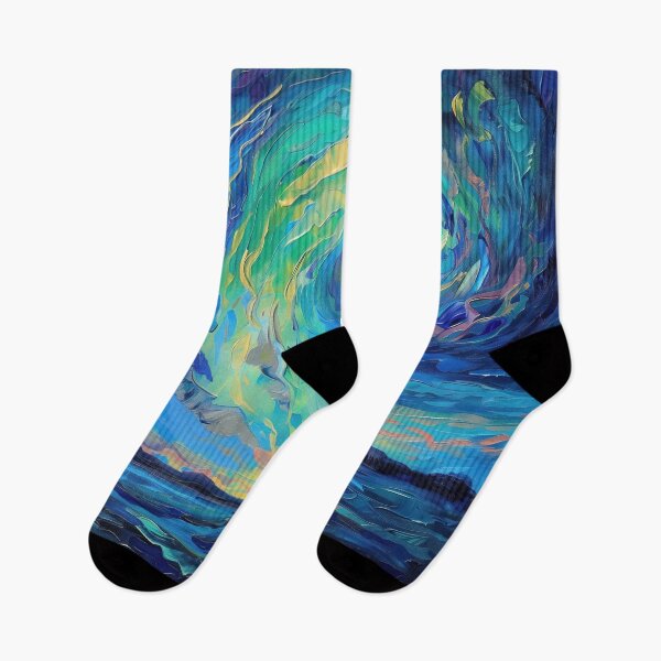 Item preview, Aurora Boeralis | Painting in the style of Vincent van Gogh designed and sold by ComicsFactory.