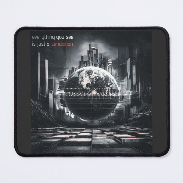 Item preview, Reality Simulation: Artistic Poster for Lovers of Simulation Theory designed and sold by GL!TCH LAB.