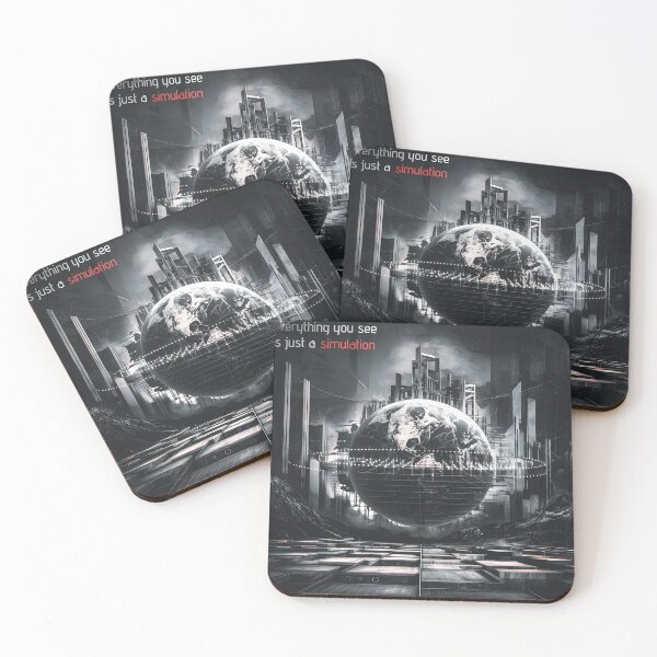 Item preview, Reality Simulation: Artistic Poster for Lovers of Simulation Theory designed and sold by GL!TCH LAB.