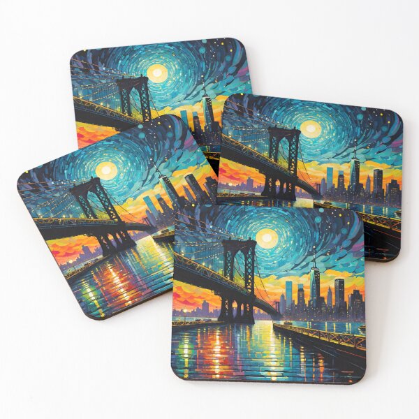 Item preview, Brooklyn Bridge Brilliance: Iconic Landmark in the Big Apple designed and sold by GrizzlyCollective.
