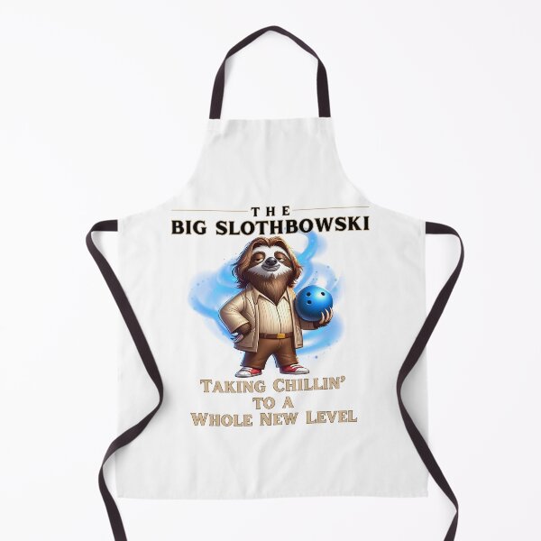 Item preview, The Big Slothbowski Funny Sloth Cartoon designed and sold by André Botes.