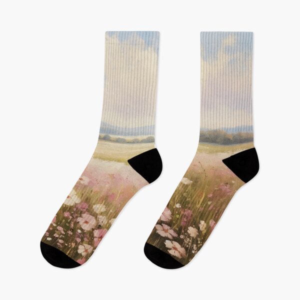 Item preview, Field of Pink Flowers designed and sold by r-tranquility.