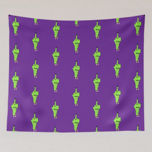 Item preview, Green Zombie Middle Finger designed and sold by Ybbalynn.