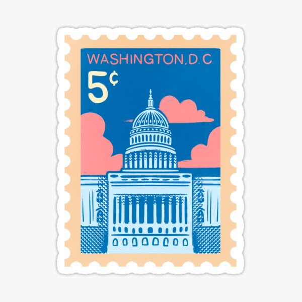 Item preview, Washington DC Stamp designed and sold by carly427.