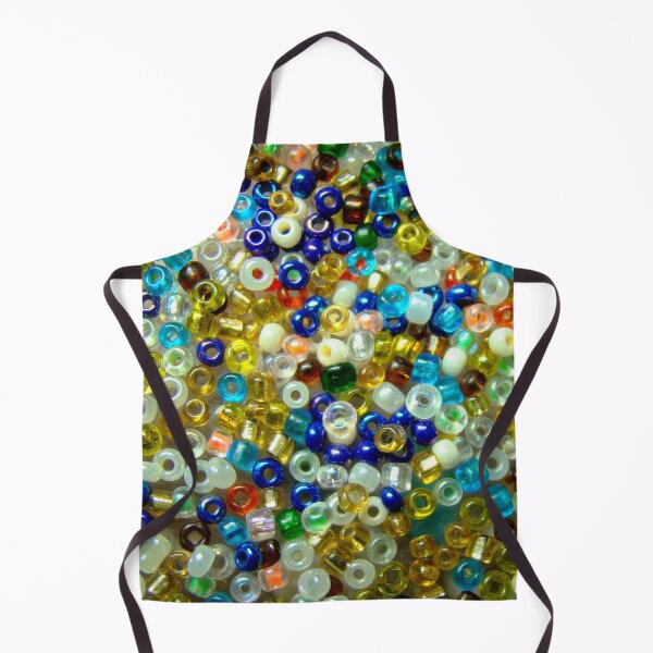 Item preview, Multicolored Beads - Vibrant Beadwork Art Print designed and sold by lloreleya.