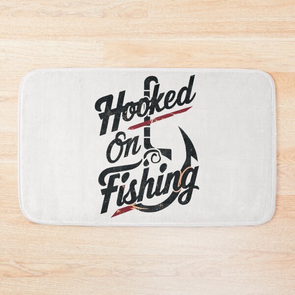 Item preview, Hooked on Fishing designed and sold by HOMEDESIGNPRINT.