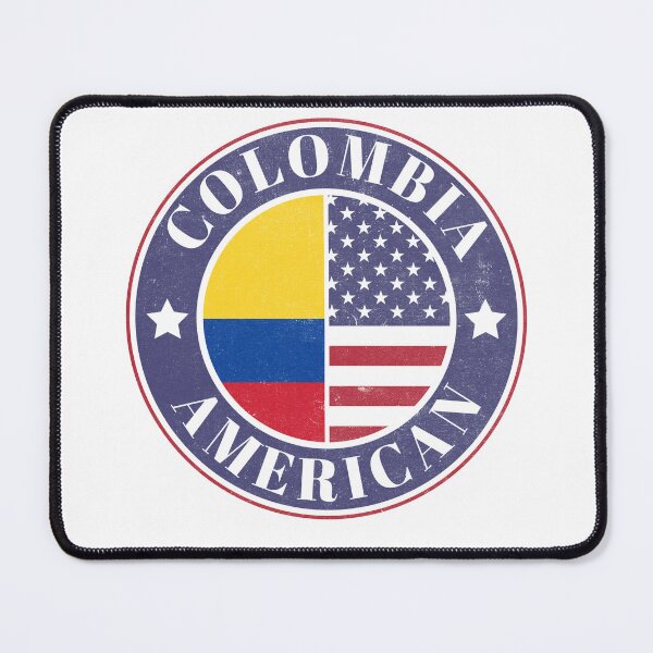 Item preview, Proud Colombian-American Badge - Colombia Flag designed and sold by chrisrivait.