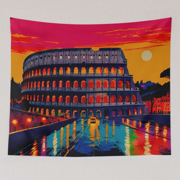 Item preview, Vibrant Icon: Colosseum of Rome in Color designed and sold by GrizzlyCollective.