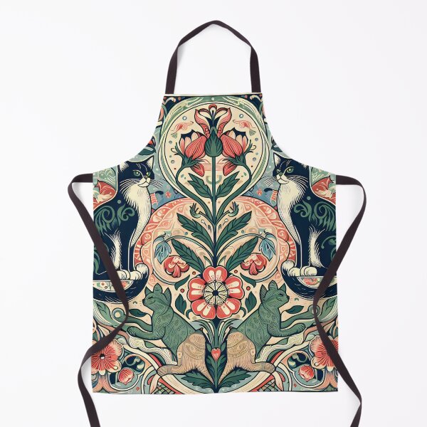 Item preview, Elegant Feline Textiles: A Purrrfect Gift Idea for Cat Lovers designed and sold by CinEmmaDesign.