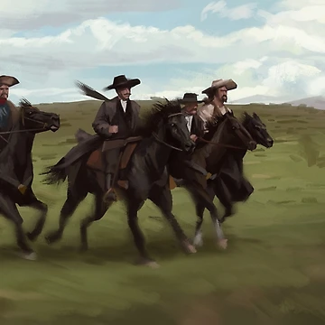 Artwork thumbnail, Western Riders by DOBC