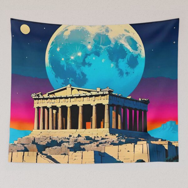 Item preview, Majestic Acropolis: Icon of Athens designed and sold by GrizzlyCollective.