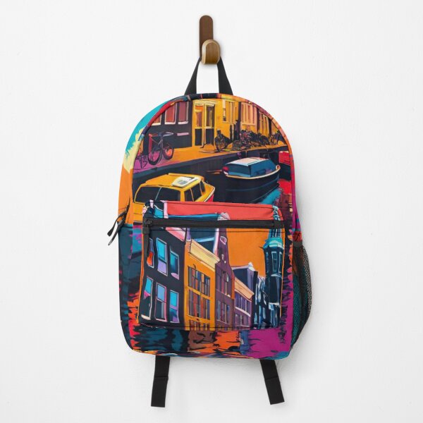 Item preview, Vibrant Waterways: Colorful Canals of Amsterdam designed and sold by GrizzlyCollective.