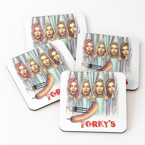 Item preview, Get Forked Sausage on a Fork. Forky's Four Women in the Shower designed and sold by Get-Forked.
