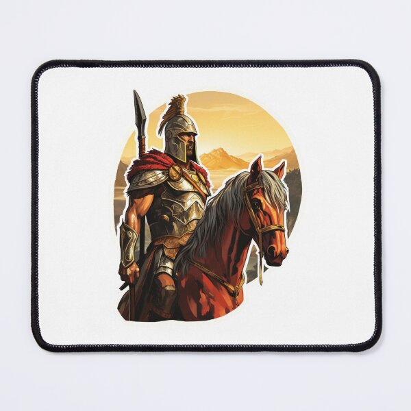 Item preview, Spartan riding a horse designed and sold by SMARTKIT DESIGNAGENCY.
