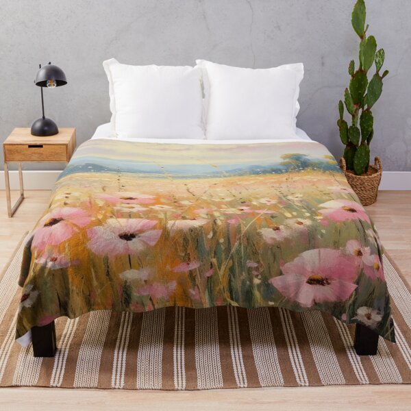Item preview, Field of Pink Flowers designed and sold by r-tranquility.