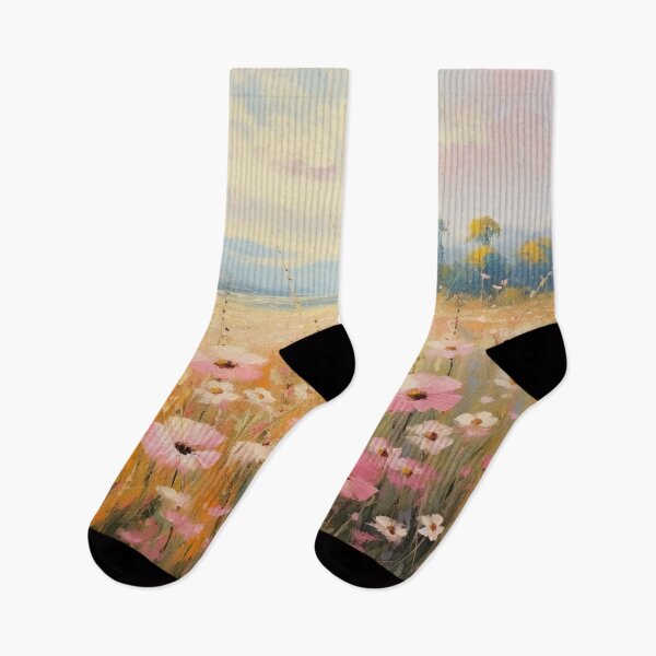 Item preview, Field of Pink Flowers designed and sold by r-tranquility.