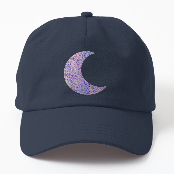Item preview, Zen Crescent Moon - Purple Blue and Gold designed and sold by Julie Erin Designs.