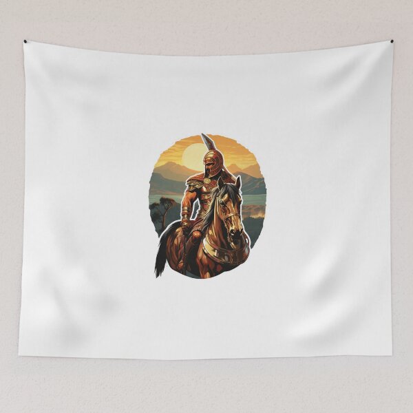 Item preview, Spartan riding a horse designed and sold by SMARTKIT  DESIGNAGENCY.