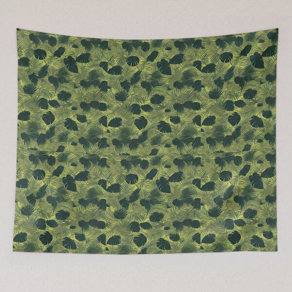 Item preview, Exotic jungle design Monstera leaves on exotic background designed and sold by Frostquest.