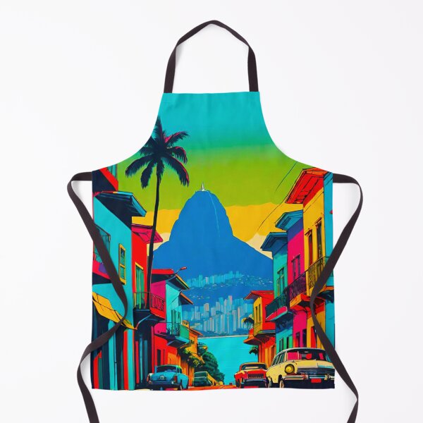 Item preview, Rio’s Rich Tapestry: Favela Streets with a View of Christ the Redeemer designed and sold by GrizzlyCollective.