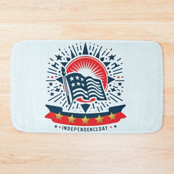 Item preview, SA July 4th, Independence Day symbols flag and stars designed and sold by JaroDesign2023.