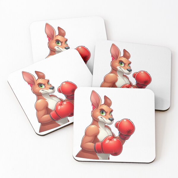 Item preview, Animated boxing kangaroo Childish Cute   designed and sold by Martial-Art-23.